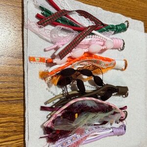 Set of 6 handmade keychain attachment